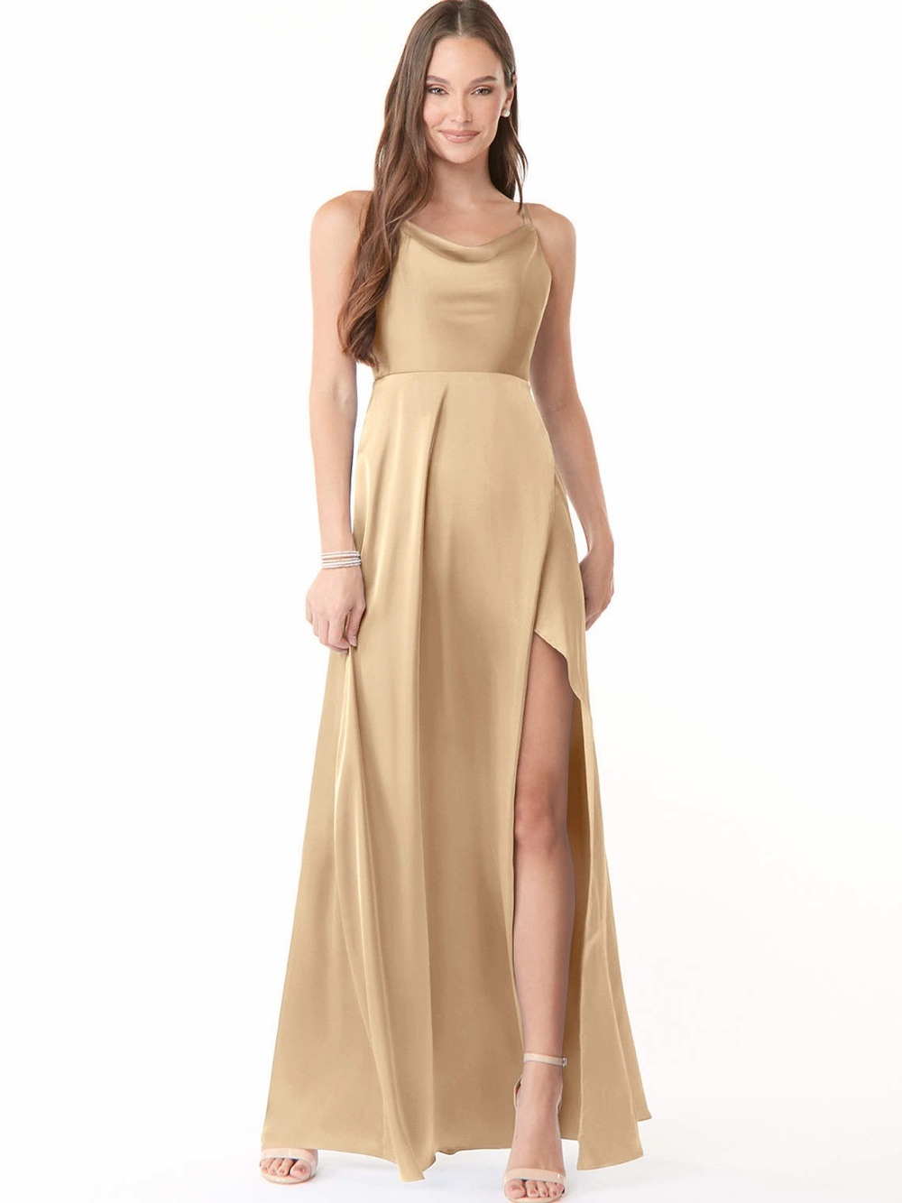 Azazie Naomie stretch satin A8